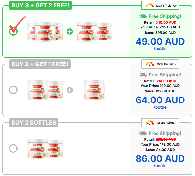 Arthryon Heat Pricing Packages Australia